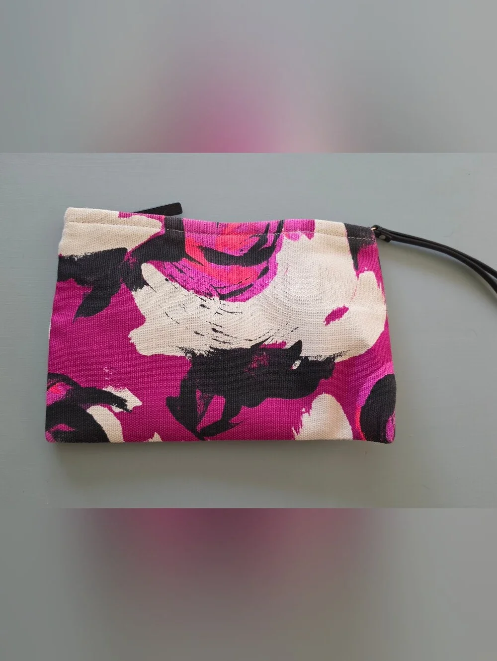 Kate Spade Pink Floral Bow Clutch